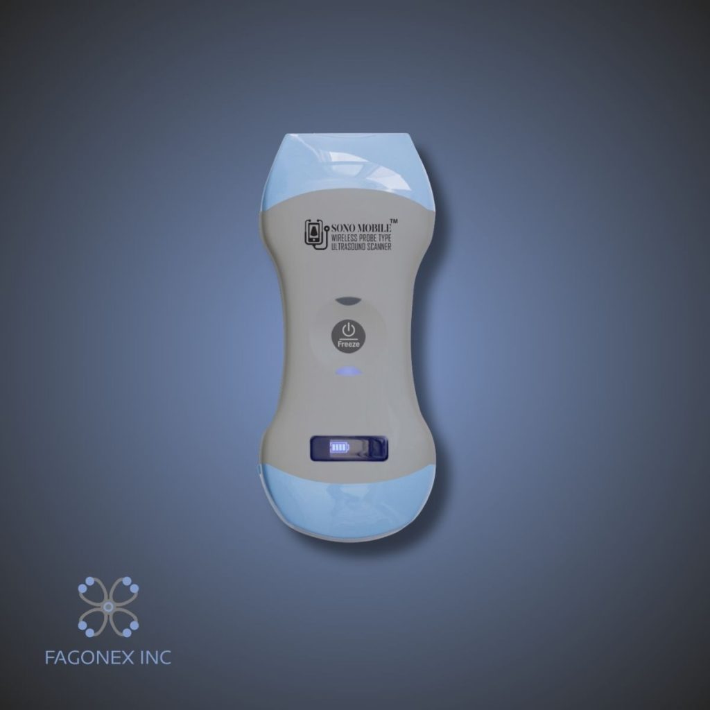 Sono Mobile® CL54 dual-head wireless handheld ultrasound probe